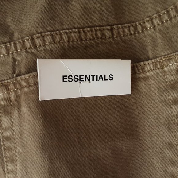 NWOT. Zara Men's Essential Tan Khaki Jeans | 32-34 - Picture 8 of 11